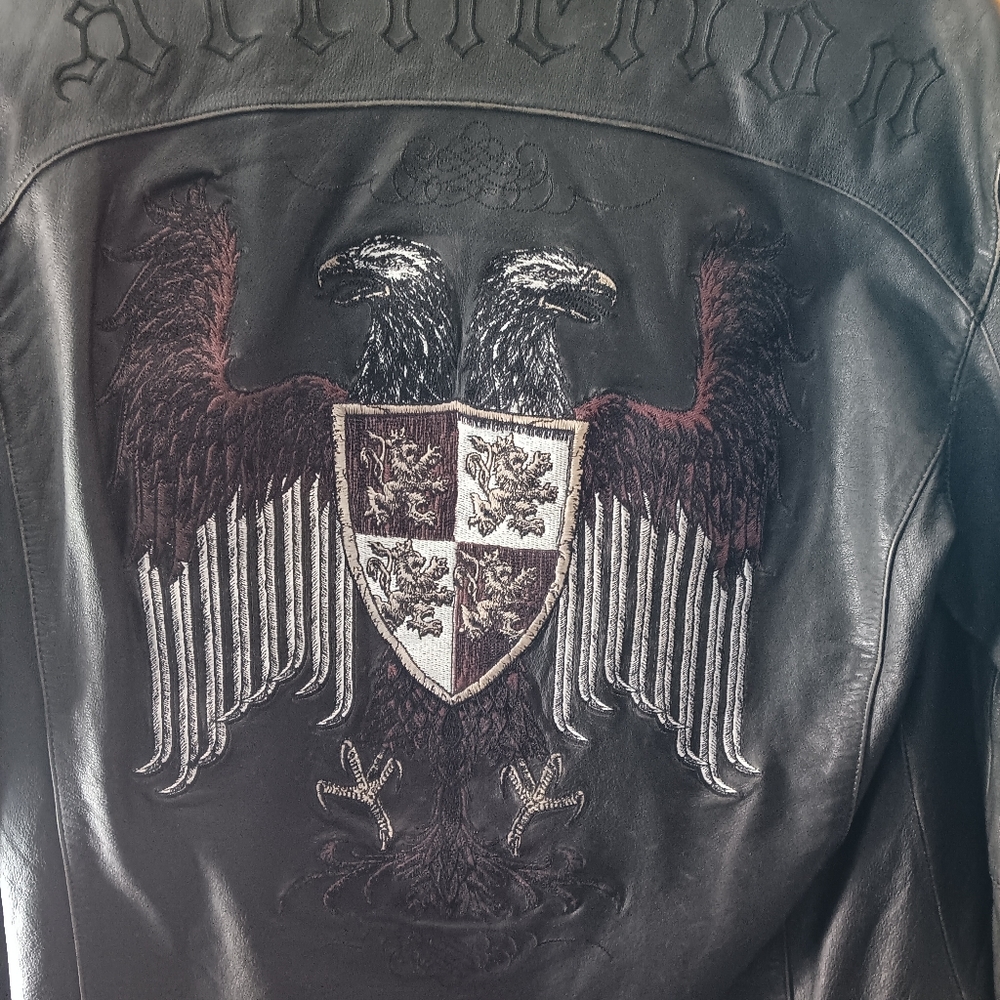 Affliction men's  leather jacket